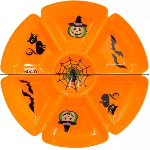 Halloween Uzsonnástálca Átmérője 30 Cm