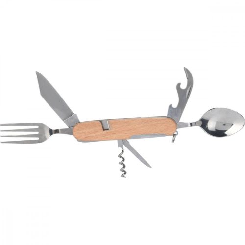 túlélő készlet zsebkés 8 az 1-ben fa