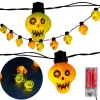 Halloween Koponyafüzér 10 Led