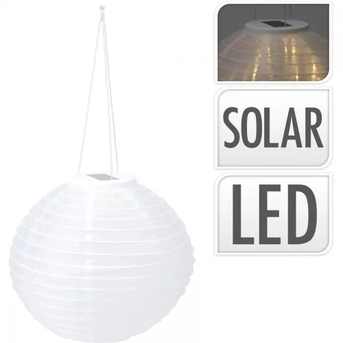 napelemes lampion 40cm 12led