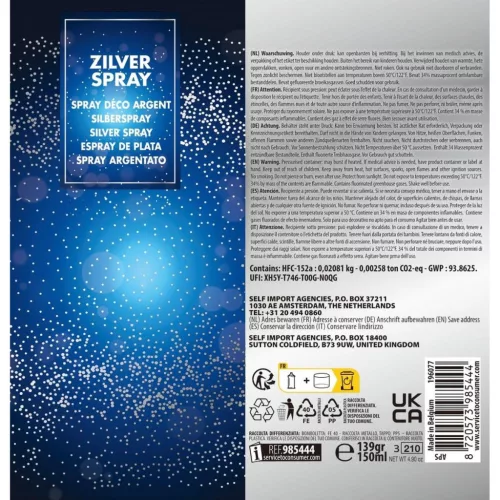 Dekoratív Lakk 150Ml Ezüst