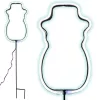 Neon Hóember Fehér 81 Led-Es Elemmel Működő 14,5X96Cm Luca