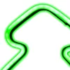 Neon Karácsonyfa Zöld 87 Led-Es Elemmel Működő 16X91Cm Luca