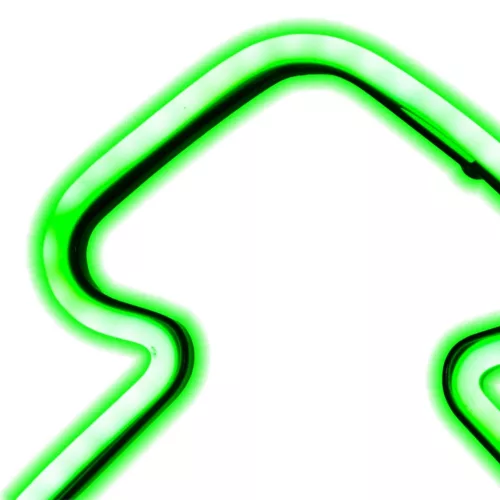 Neon Karácsonyfa Zöld 87 Led-Es Elemmel Működő 16X91Cm Luca