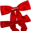 Piros Díszítő Masni 2X19X48Cm 4 Db Csillámból