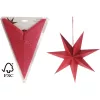 Dekoratív Papírcsillag 60Cm Piros