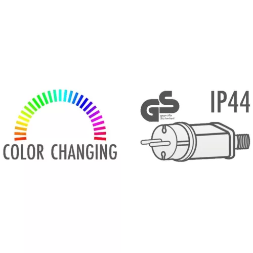 3D Dekoratív Állócsillag 120Led Rgb 80Cm