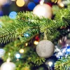 karácsonyfadísz Dekoratív Műanyag Gömbér Széf 12 Db 60Mm Pezsgőszínű