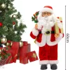 Karácsonyi Dísz Mikulás Álló Deluxe 60Cm Piros