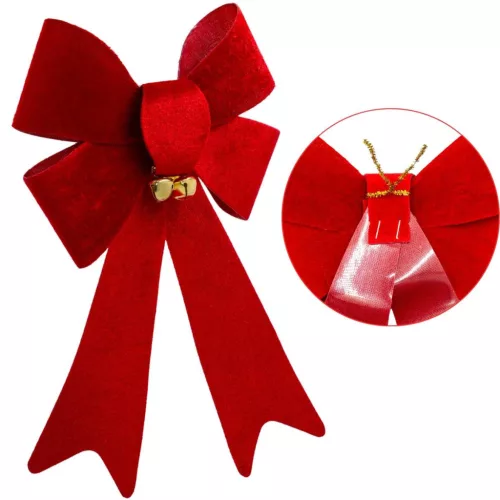 Díszítő Masni 14,5 Cm Csengőkkel 3 Db