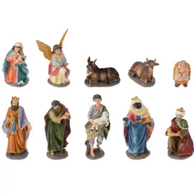 karácsonyi Jelenetes Figura 10 Db 20 Cm