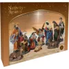 karácsonyi Jelenetes Figura 10 Db 20 Cm
