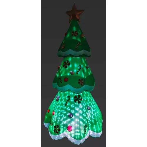 Önfelfújható, Kültéri, 240 Cm-Es Led-Es Karácsonyfa