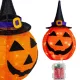 Dekoratív Tök Kalapos 68Cm Halloween 30Led