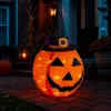 Dekoratív Tök Kalapos 68Cm Halloween 30Led