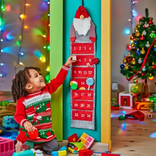 Törpe Adventi Naptár 125 Cm