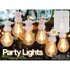 Garland Party Lámpa 20Led A60 Fehér Kábel