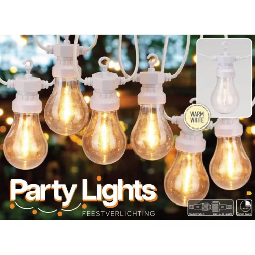 Garland Party Lámpa 20Led A60 Fehér Kábel