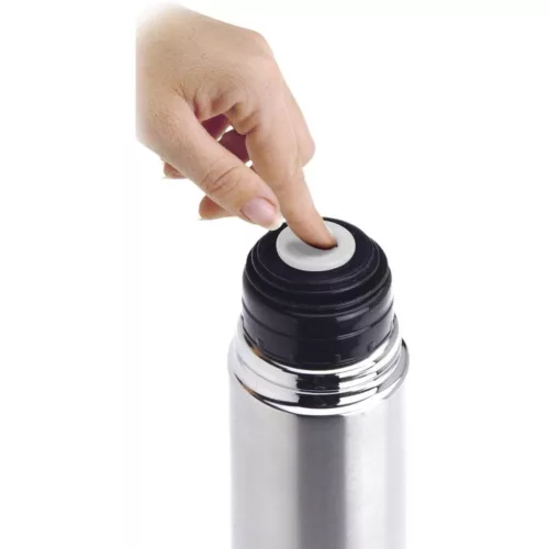 Ezüst 1000Ml-Es Utazó Termosz
