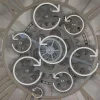 Falióra Forgómechanizmus 38Cm Kappuccino
