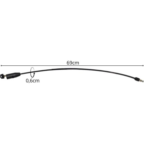 Kerékpárlakat Kulcsos 0,6X65Cm Fekete Xqmax
