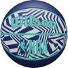 Wilson Nba Drv Plus Dazzle Camo Bskt Indigo Kosárlabda 5. Szám
