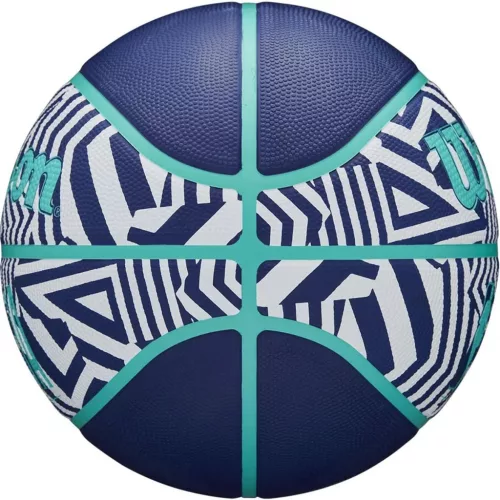 Wilson Nba Drv Plus Dazzle Camo Bskt Indigo Kosárlabda 5. Szám
