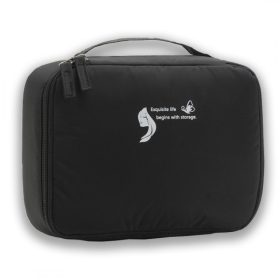   NŐI KOZMETIKAI TÁSKA Összecsukható szervező fekete KS30CZ