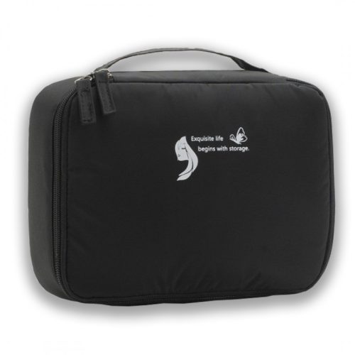 NŐI KOZMETIKAI TÁSKA Összecsukható szervező fekete KS30CZ