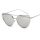 GLAM ROCK FASHION Tükrös ezüst napszemüveg OK21WZ6