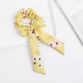 Hajpántos rövid sál sárga PIN UP GUM36WZ5