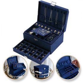 Ékszerdoboz, tok, szervező, kobalt PD119GRAN