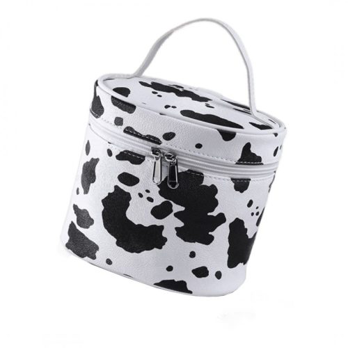 Összecsukható kozmetikai táska, pöttyös tehénminta, KS61