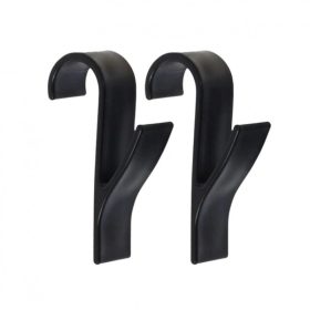   Akasztó, tartó, kampó radiátorhoz, zuhanyhoz, fekete, 2 db-os szett U16CZZESTAW2