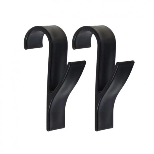 Akasztó, tartó, kampó radiátorhoz, zuhanyhoz, fekete, 2 db-os szett U16CZZESTAW2