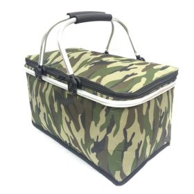   Összecsukható termo bevásárlókosár, piknik 47x27x23cm KP01MORO