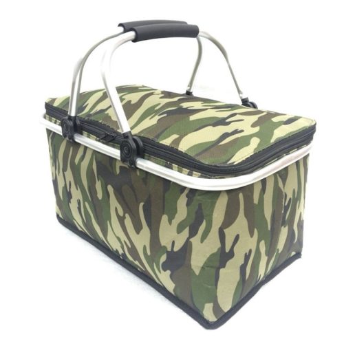 Összecsukható termo bevásárlókosár, piknik 47x27x23cm KP01MORO