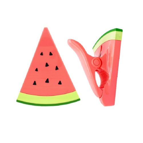 Törölközőcsipesz strandra 12 cm Görögdinnye KLP02 2 db