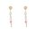 Hosszú, függő fülbevalók KWS34