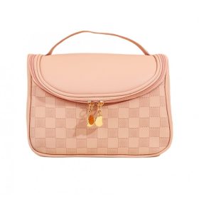 Összecsukható kozmetikai táska, rózsaszín, KS82