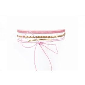 PASZTELL NYAKLÁNC - RÓZSASZÍN N524R