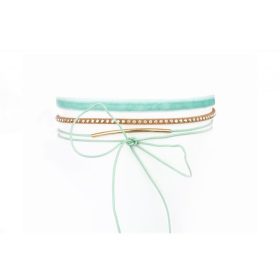 PASZTELL NYAKLÁNC - KÉK N524N