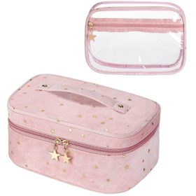   Összecsukható kozmetikai táska betéttel, 2 az 1-ben tok KS97R