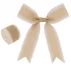 Karácsonyi szalag masnira, karácsonyi ajándék szalag bézs 5cm x 2m KSN129