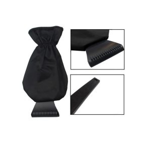   Jégkaparó kesztyűvel ablakra, hóra és jégre, fekete SKROB06CZ