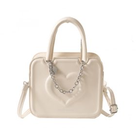 Elegáns női válltáska kollekció 2024 KRÉM T258