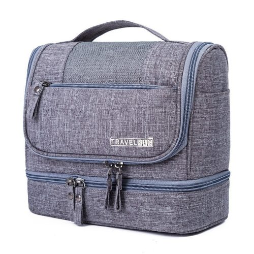 Vízálló, összecsukható, kétszintes kozmetikai táska 25x21x11,5 cm KS103WZ1