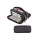 Penar multifunctional ECARLA, poliester, 3 compartimente, gri, 23 x 8.5 x 6 cm