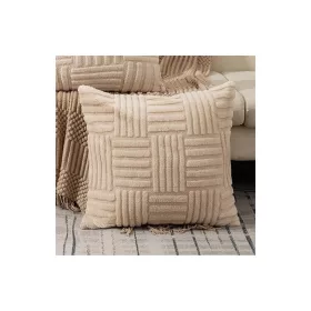 Dekoratív párnahuzat 45 x 45cm bolyhos PLEATED POD151