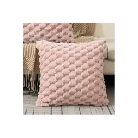 Párnahuzat 45 x 45 cm bolyhos GEOMETRIKUS 3D POD152